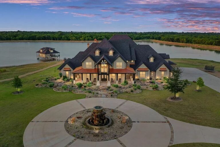 One of Kind Custom Lake Home on 514 Secluded Acres in Ferris Comes to The Market at $14,000,000