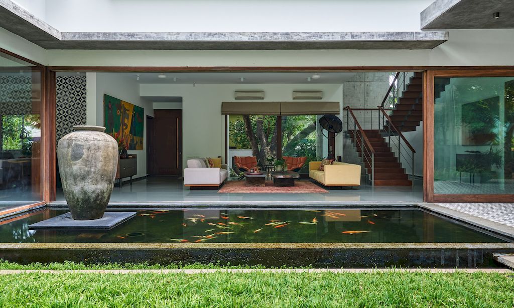 Raintree House, a climate responsive Chennai home by Khosla Associates