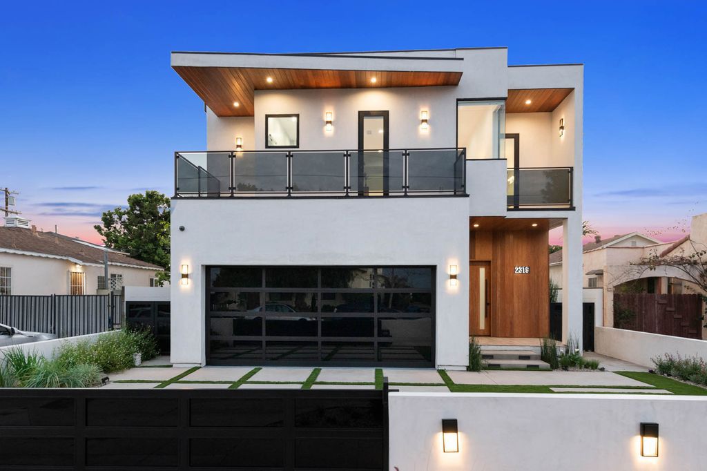 The Home in Venice is a newer construction home features an open floor plan, high ceilings and oversized windows that create a bright crisp ambiance now available for sale. This home located at 2319 Penmar Ave, Venice, California