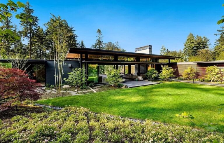 Surrounding with Nature, Awe-inspiring Design House in Portland Prices at $7,998,000