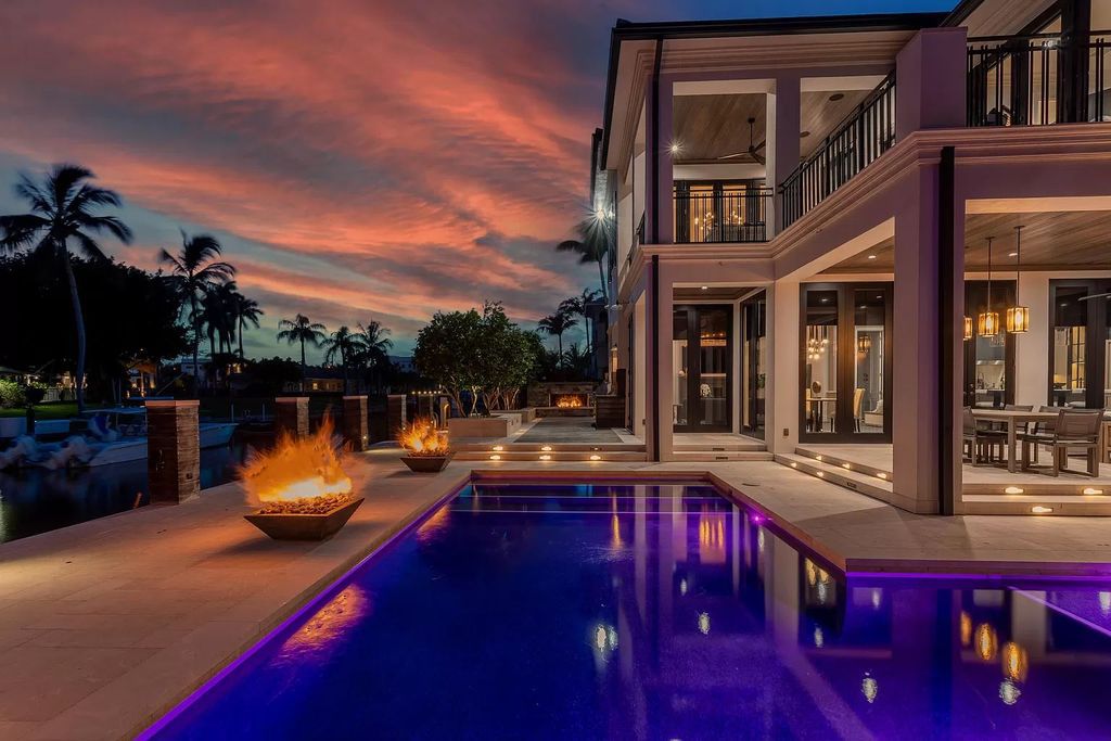 The Home in Boca Raton, a spectacularly custom crafted contemporary waterfront estate boasting exceptional indoor-outdoor living is now available for sale. This home located at 550 Golden Harbour Dr, Boca Raton, Florida