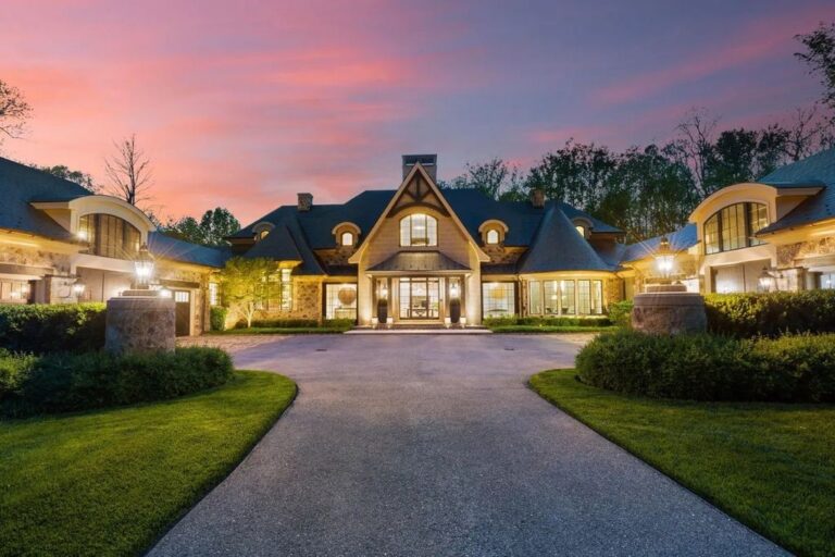 This $12,000,000 Property Stands In a World of its Own with The Pinnacle of Luxury Design in Owings Mills