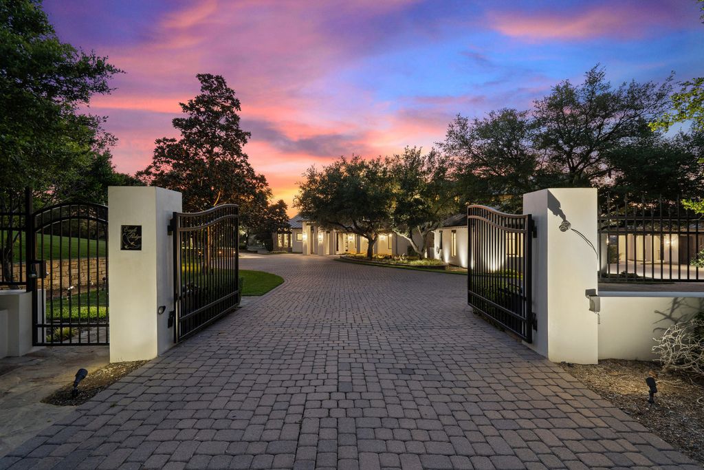 The Home in Austin is a one of a kind compound in the coveted community of Escala at Barton Creek with panoramic views of Hill Country and Fazio Canyons now available for sale. This home located at 7841 Escala Dr, Austin, Texas