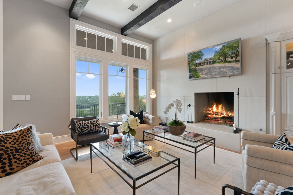 The Home in Austin is a one of a kind compound in the coveted community of Escala at Barton Creek with panoramic views of Hill Country and Fazio Canyons now available for sale. This home located at 7841 Escala Dr, Austin, Texas