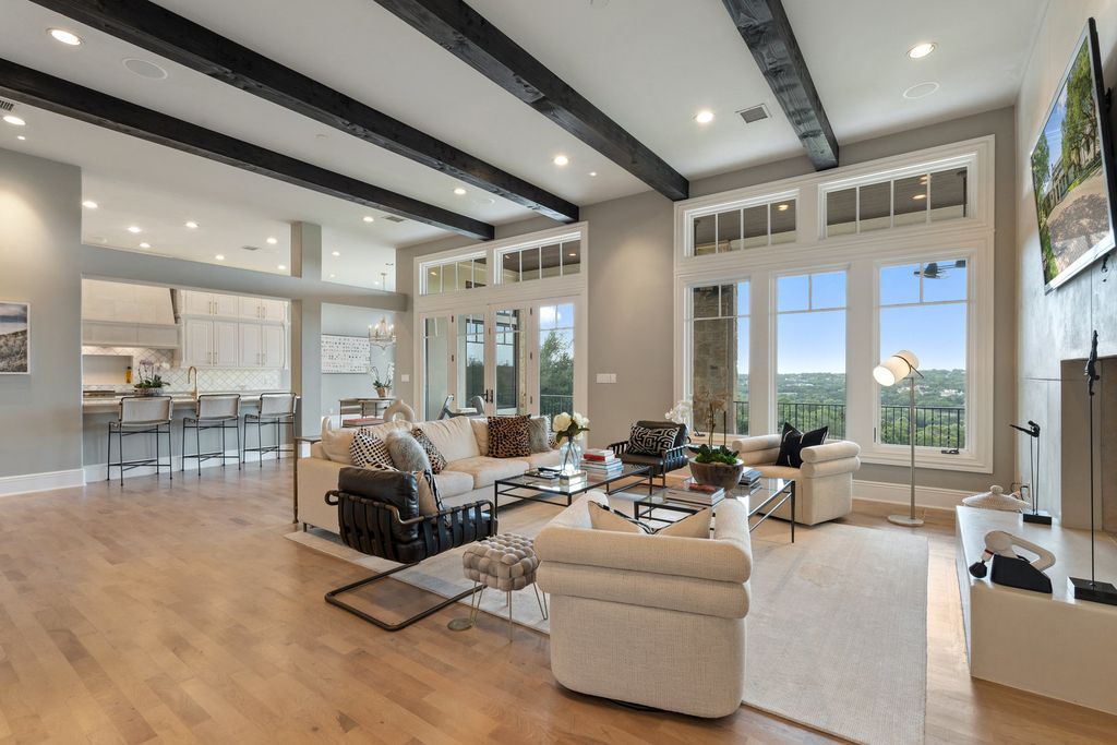 The Home in Austin is a one of a kind compound in the coveted community of Escala at Barton Creek with panoramic views of Hill Country and Fazio Canyons now available for sale. This home located at 7841 Escala Dr, Austin, Texas