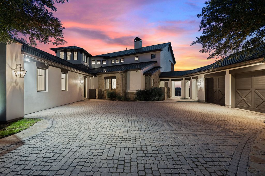 The Home in Austin is a one of a kind compound in the coveted community of Escala at Barton Creek with panoramic views of Hill Country and Fazio Canyons now available for sale. This home located at 7841 Escala Dr, Austin, Texas