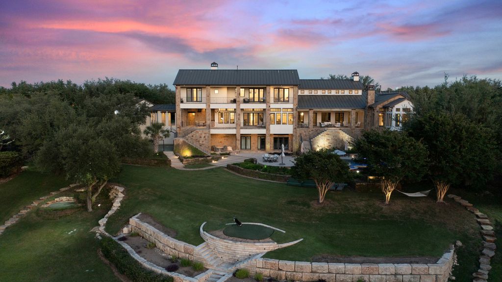 The Home in Austin is a one of a kind compound in the coveted community of Escala at Barton Creek with panoramic views of Hill Country and Fazio Canyons now available for sale. This home located at 7841 Escala Dr, Austin, Texas