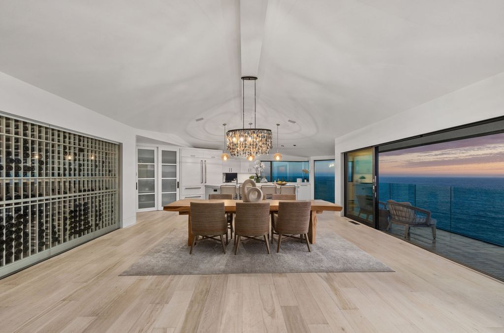 The Home in Laguna Beach is one of the world’s finest oceanfront estates features a circular drive, park-like grounds and a spacious courtyard now available for sale. This home located at 32 N La Senda Dr, Laguna Beach, California