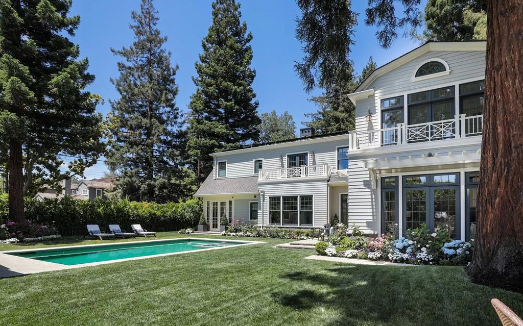 The Home in Palo Alto is a remarkable property with exquisite gardens, wrap-around front porch and finest designer finishes throughout now available for sale. This home located at 200 Lowell Ave, Palo Alto, California