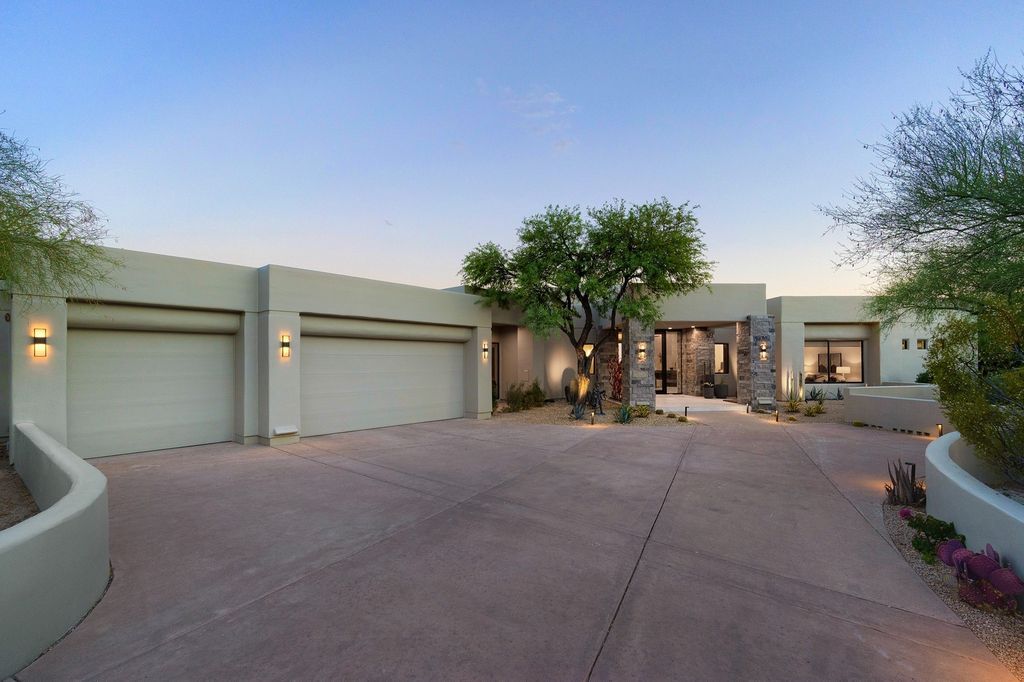 The Home in Scottsdale is a completely remodeled and furnished contemporary is situated along the picturesque 6th fairway with stunning golf course and mountain views now available for sale. This home located at 10040 E Happy Valley Rd UNIT 278, Scottsdale, Arizona;