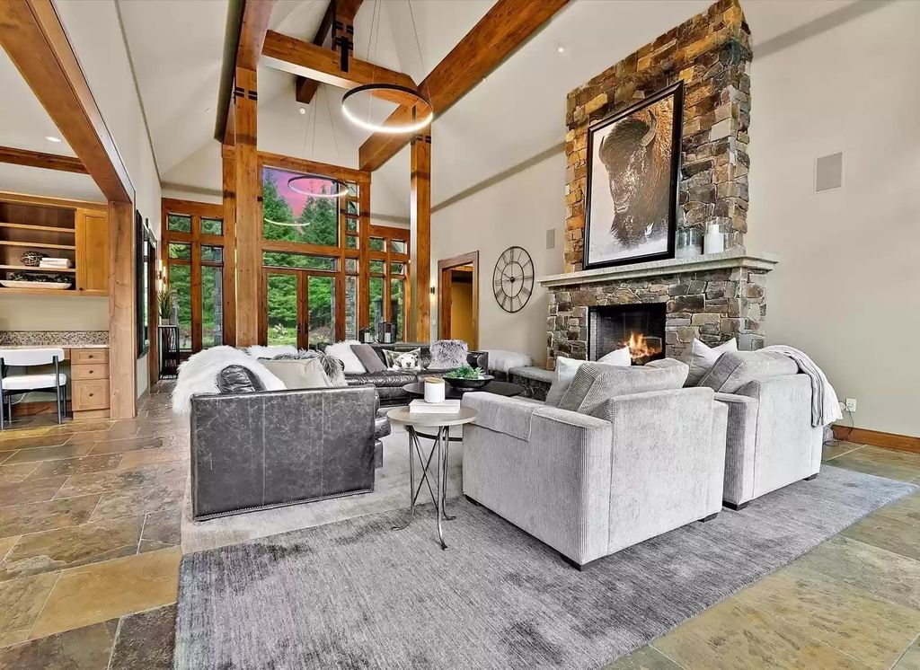 The Estate in Washington is a luxurious home greeting you with soaring ceilings, dramatic windows and unrivaled views now available for sale. This home located at 15623 Uplands Way SE, North Bend, Washington; offering 04 bedrooms and 05 bathrooms with 6,300 square feet of living spaces. 