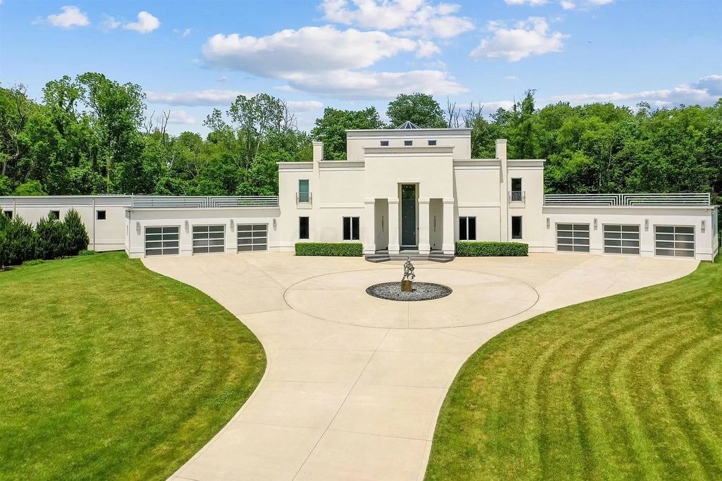 The Estate in Powell is a luxurious home featuring modern appeal of white flooring, marble and granite counter tops and luxury imported finishes throughout now available for sale. This home located at 1080 Retreat Ln, Powell, Ohio; offering 05 bedrooms and 09 bathrooms with 14,500 square feet of living spaces.