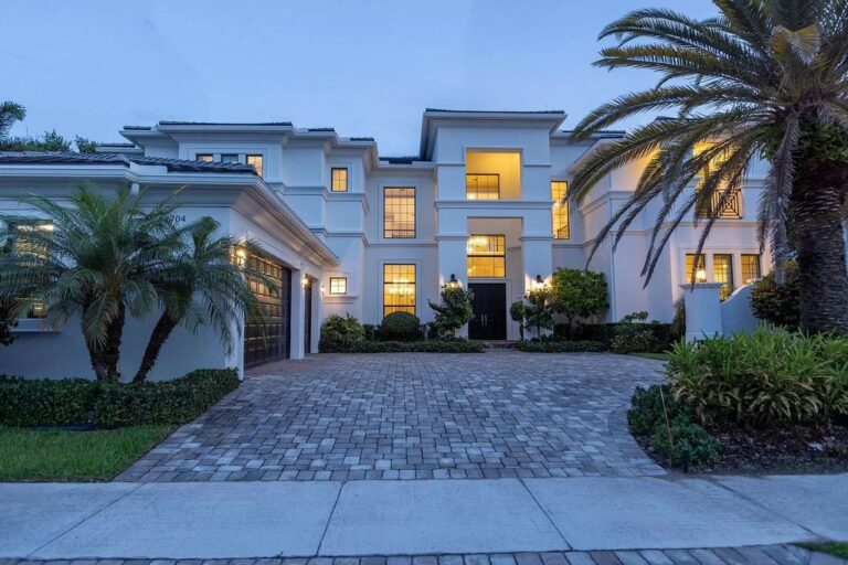 This $6,735,000 Impeccable Home in Boca Raton is A True Entertainment Residence with The World’s Finest Materials