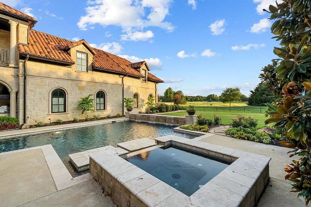 The Home in Westlake Texas is a beautifully appointed estate on a private lot overlooking Vaquero Golf Course now available for sale. This home located at 1859 Post Oak Pl, Westlake, Texas