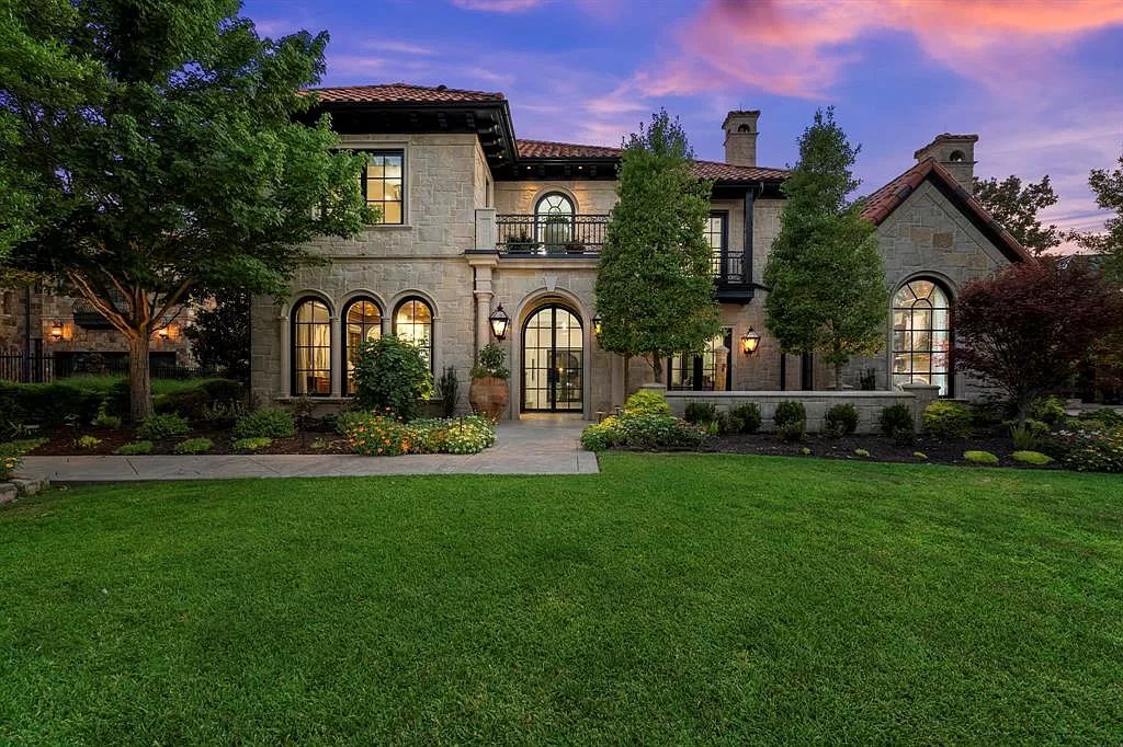 The Home in Westlake Texas is a beautifully appointed estate on a private lot overlooking Vaquero Golf Course now available for sale. This home located at 1859 Post Oak Pl, Westlake, Texas