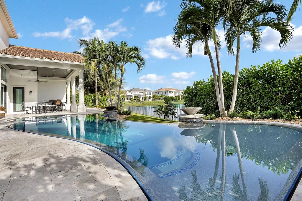 The Home in Boca Raton, a stunning lake view residence in the desirable community of Royal Palm Polo was the centerpiece of all the design center upgrades is now available for sale. This home located at 2703 NW 71st Blvd, Boca Raton, Florida