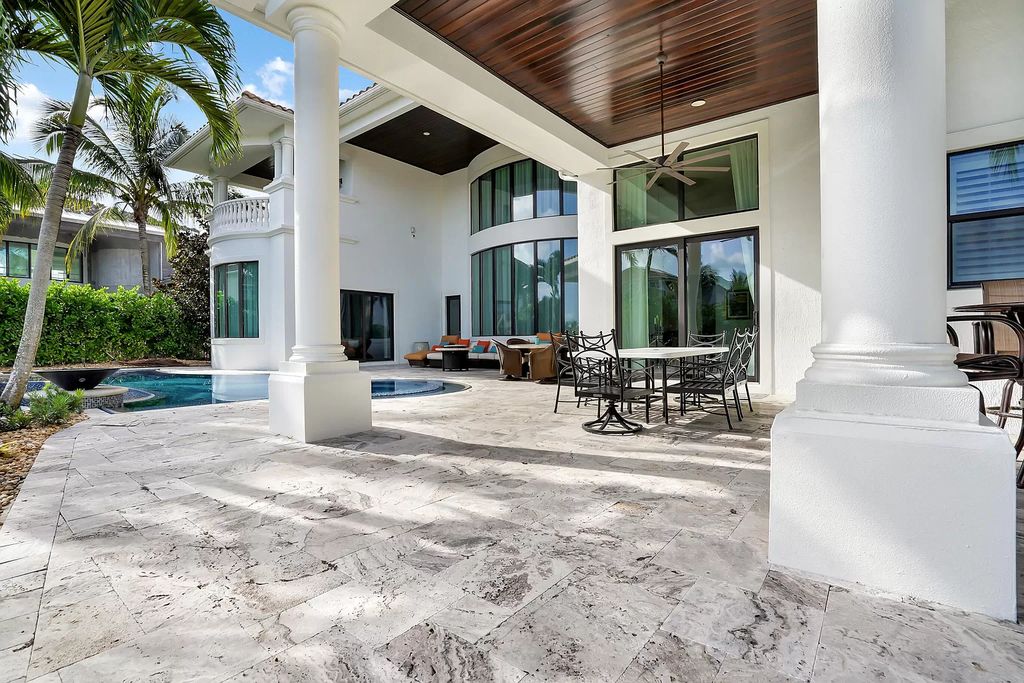 The Home in Boca Raton, a stunning lake view residence in the desirable community of Royal Palm Polo was the centerpiece of all the design center upgrades is now available for sale. This home located at 2703 NW 71st Blvd, Boca Raton, Florida