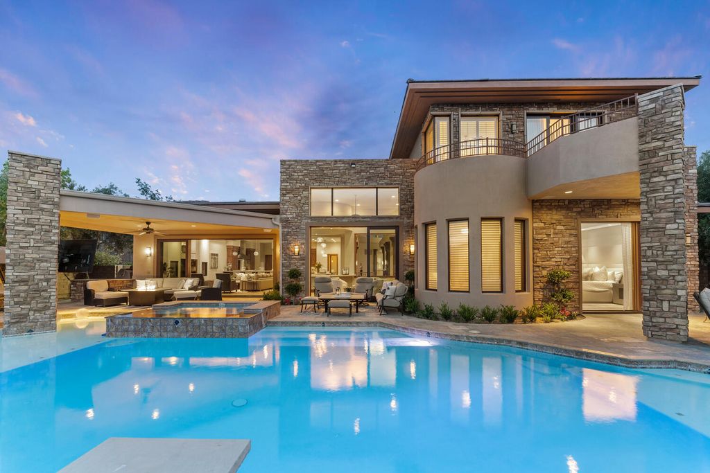 The Home in Las Vegas is a gorgeous unobstructed views residence has been updated and upgraded to the max with beautiful tasteful finishes now available for sale. This home located at 15 Wild Ridge Ct, Las Vegas, Nevada