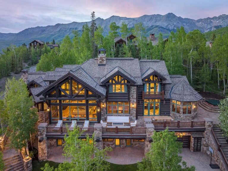 This Exquisite Mountain Home in Mountain Village Colorado punctuated by Fine Finishes and Excellent Craftsmanship