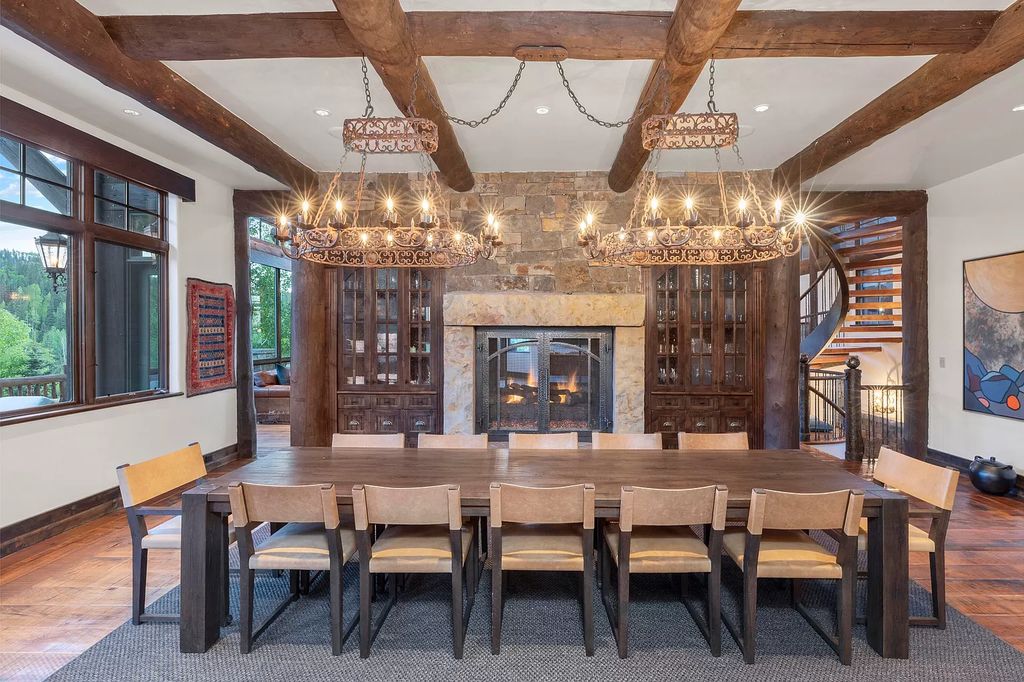 The Home in Mountain Village, an exquisite mountain estate borders the Telluride Ski Area punctuated by fine finishes and excellent craftsmanship is now available for sale. This home located at 118 Prospect Creek Dr, Mountain Village, Colorado