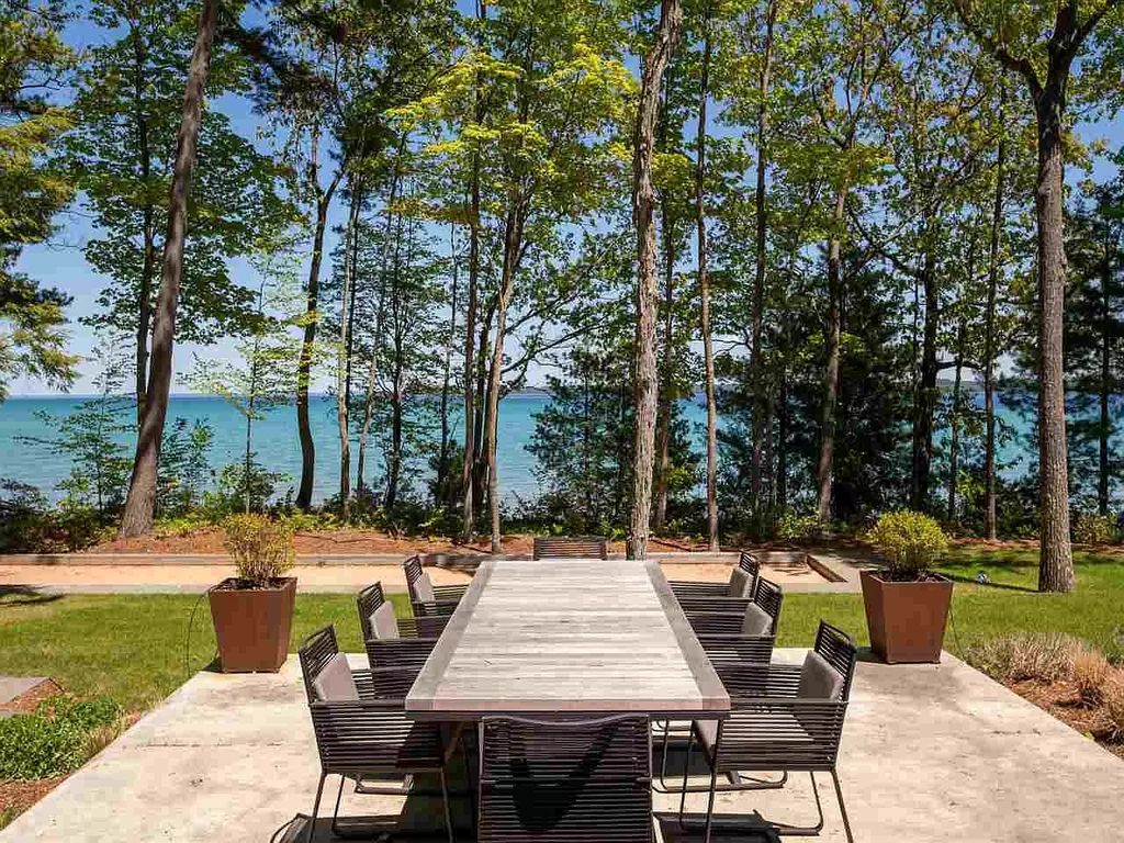 The Home in Suttons Bay is built by Easling Construction and designed by Ray Kendra & ReDesign Interiors, now available for sale. This home located at 3693 S Bay Ridge Ln, Suttons Bay, Michigan