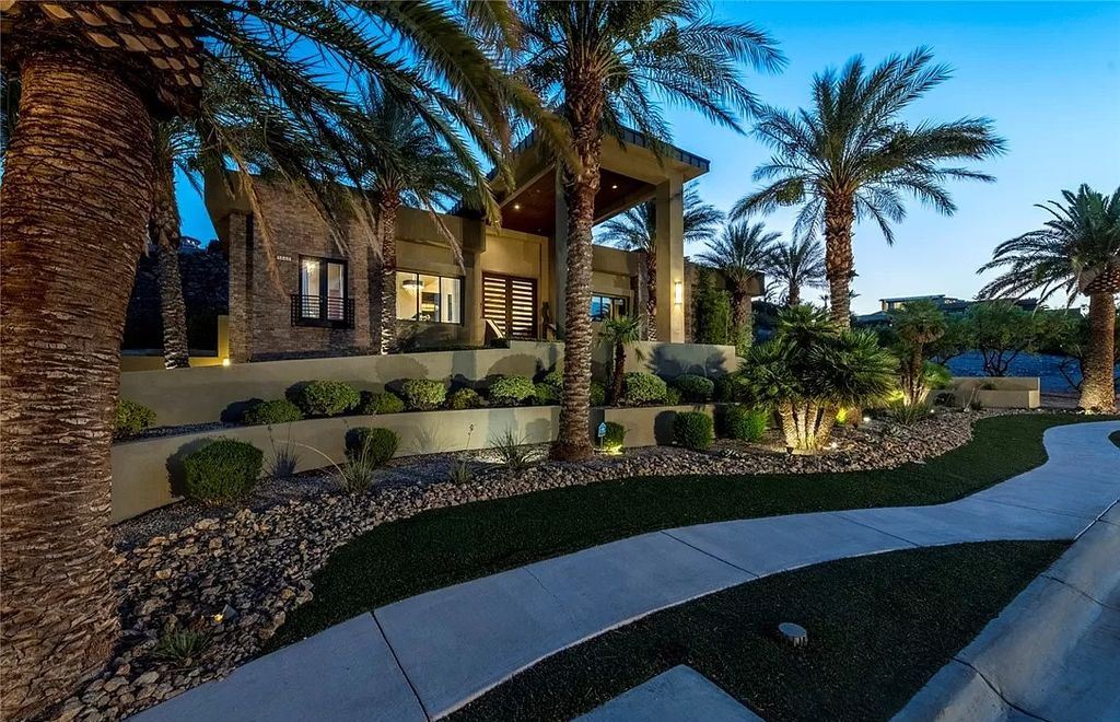 The Home in Henderson, a luxurious custom estate located inside prestigious McDonald’s Highlands with stunning entertainers delight backyard is now available for sale. This home located at 1465 Macdonald Ranch Dr, Henderson, Nevada