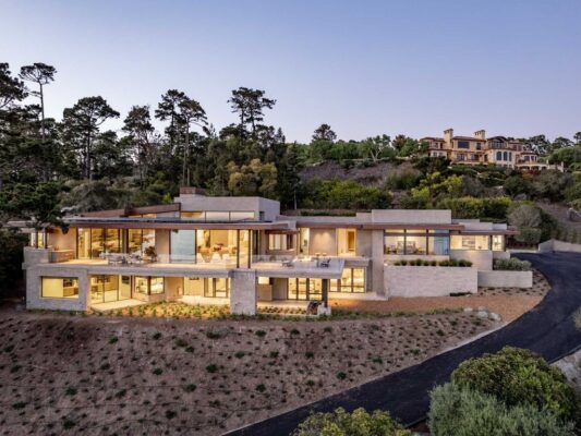 A Newly Constructed Home in Pebble Beach with State of The Art Technology and  Unparalleled Architecture Hit The Market for $33.5 Million