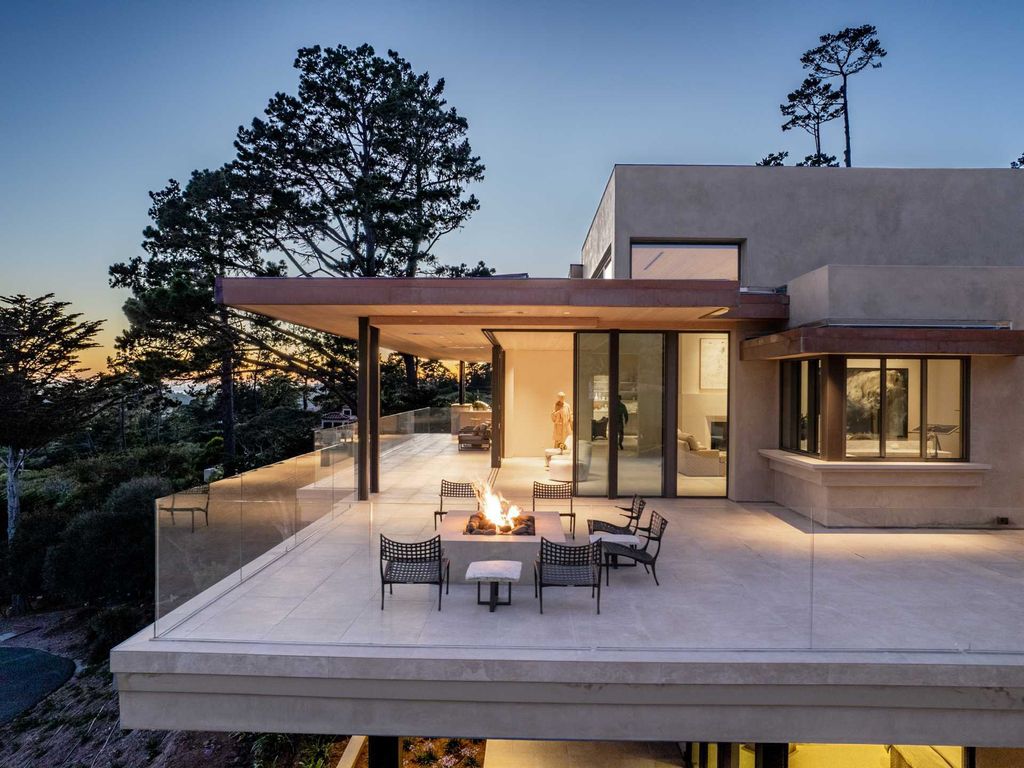 The Home in Pebble Beach, a masterful soft contemporary estate with state of the art technology and unparalleled architecture in the most remarkable setting is now available for sale. This home located at 1691 Crespi Ln, Pebble Beach, California