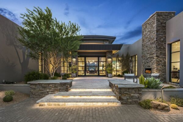 A Simply Stunning Contemporary Home in Scottsdale with Striking Mountain Views for Sale at $7.25 Million
