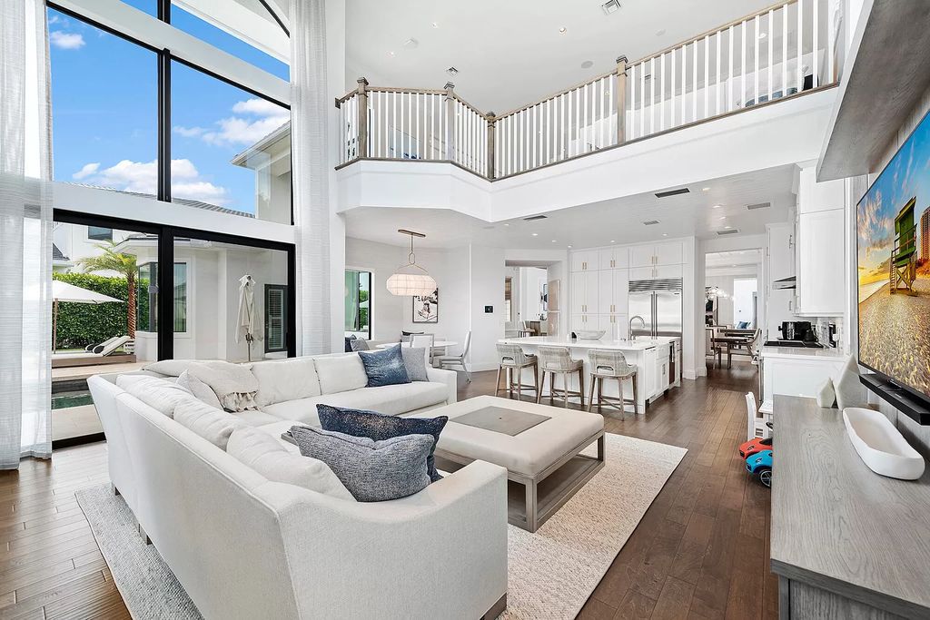 The Home in Boca Raton, a an impressive two-story residence masterfully designed for luxurious living and gracious entertaining on an oversized waterfront lot within the highly desirable community of Royal Palm Polo is now available for sale. This home located at 7305 NW 27th Ave, Boca Raton, Florida