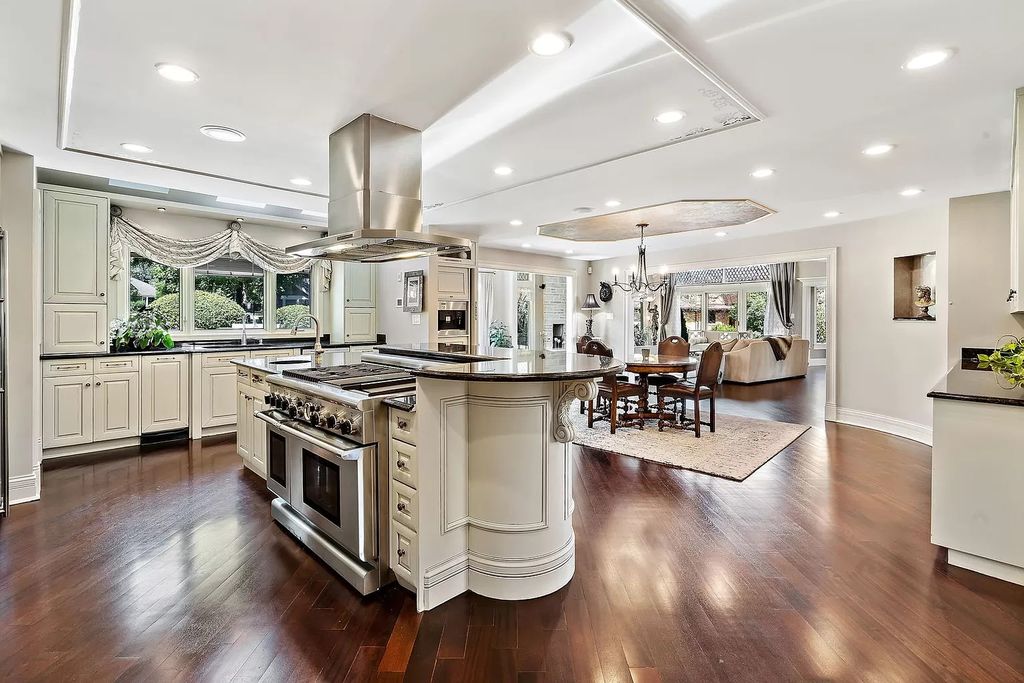 The Residence in Oak Brook is a luxurious home restructured and remodeled the exterior and interior, now available for sale. This home located at 1611 Midwest Club Pkwy, Oak Brook, Illinois