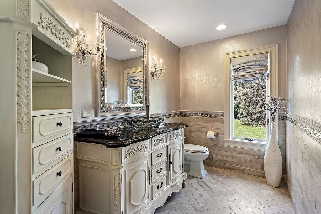 The Residence in Oak Brook is a luxurious home restructured and remodeled the exterior and interior, now available for sale. This home located at 1611 Midwest Club Pkwy, Oak Brook, Illinois