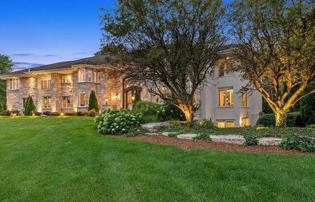 The Residence in Oak Brook is a luxurious home restructured and remodeled the exterior and interior, now available for sale. This home located at 1611 Midwest Club Pkwy, Oak Brook, Illinois