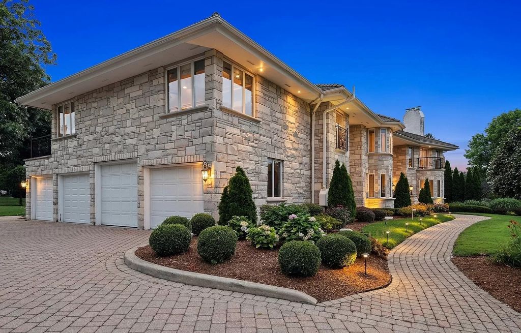 The Residence in Oak Brook is a luxurious home restructured and remodeled the exterior and interior, now available for sale. This home located at 1611 Midwest Club Pkwy, Oak Brook, Illinois