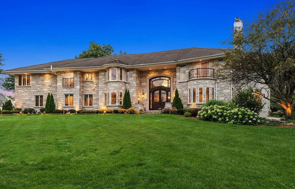 The Residence in Oak Brook is a luxurious home restructured and remodeled the exterior and interior, now available for sale. This home located at 1611 Midwest Club Pkwy, Oak Brook, Illinois