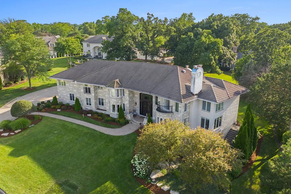 The Residence in Oak Brook is a luxurious home restructured and remodeled the exterior and interior, now available for sale. This home located at 1611 Midwest Club Pkwy, Oak Brook, Illinois