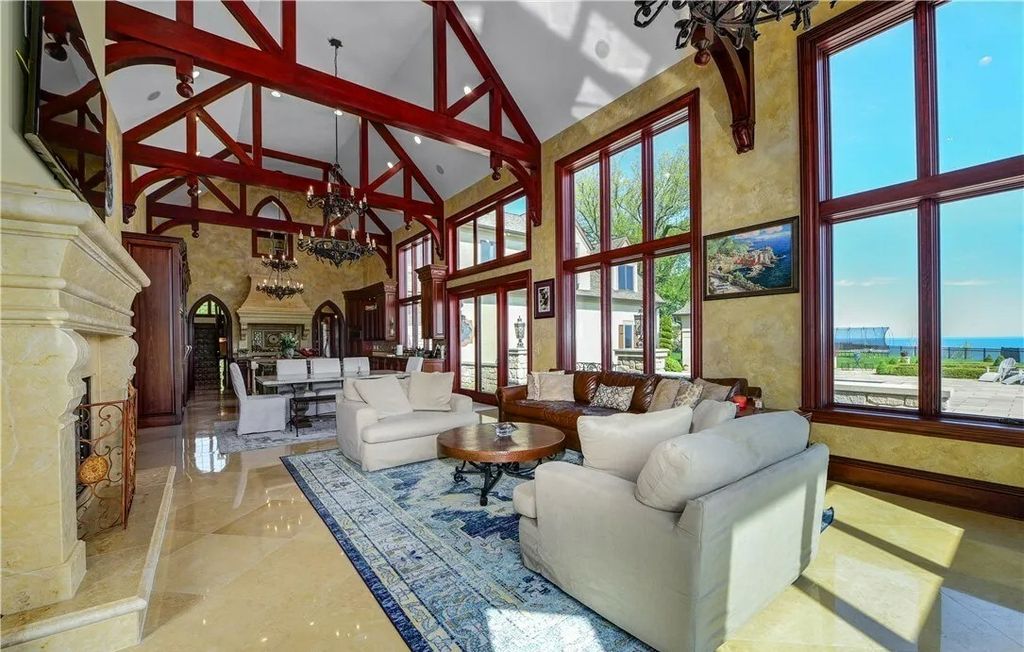 The Estate in Bay Village is a luxurious home where interior is tastefully done throughout to boast much of natural light now available for sale. This home located at 30708 Lake Rd, Bay Village, Ohio; offering 06 bedrooms and 09 bathrooms with 12,955 square feet of living spaces.