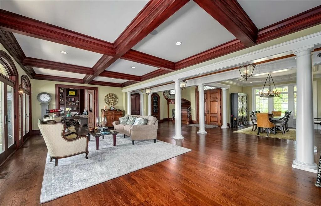 The Estate in Bay Village is a luxurious home where interior is tastefully done throughout to boast much of natural light now available for sale. This home located at 30708 Lake Rd, Bay Village, Ohio; offering 06 bedrooms and 09 bathrooms with 12,955 square feet of living spaces.