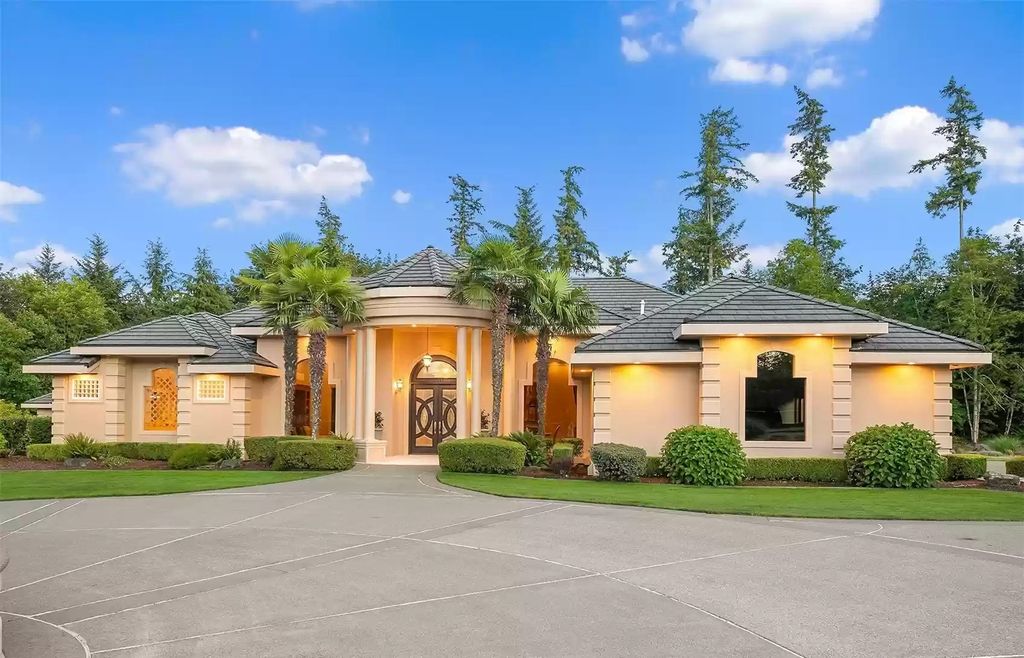 The Estate in Auburn is a luxurious home located on a tranquil setting with nature surrounding now available for sale. This home located at 20927 SE 322nd Street, Auburn, Washington; offering 04 bedrooms and 05 bathrooms with 4,610 square feet of living spaces.