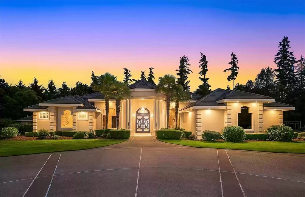 The Estate in Auburn is a luxurious home located on a tranquil setting with nature surrounding now available for sale. This home located at 20927 SE 322nd Street, Auburn, Washington; offering 04 bedrooms and 05 bathrooms with 4,610 square feet of living spaces.