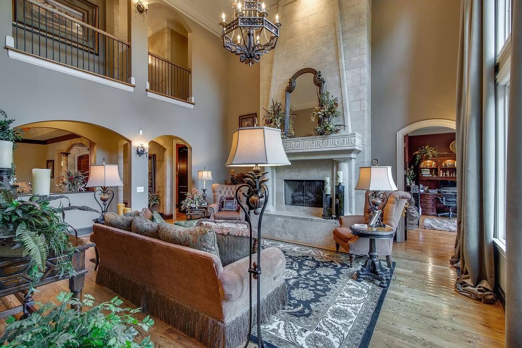 The Home in Brentwood is ideal for hosting gatherings of friends & family on any scale, now available for sale. This home located at 1010 Morgans Landing Ct, Brentwood, Tennessee