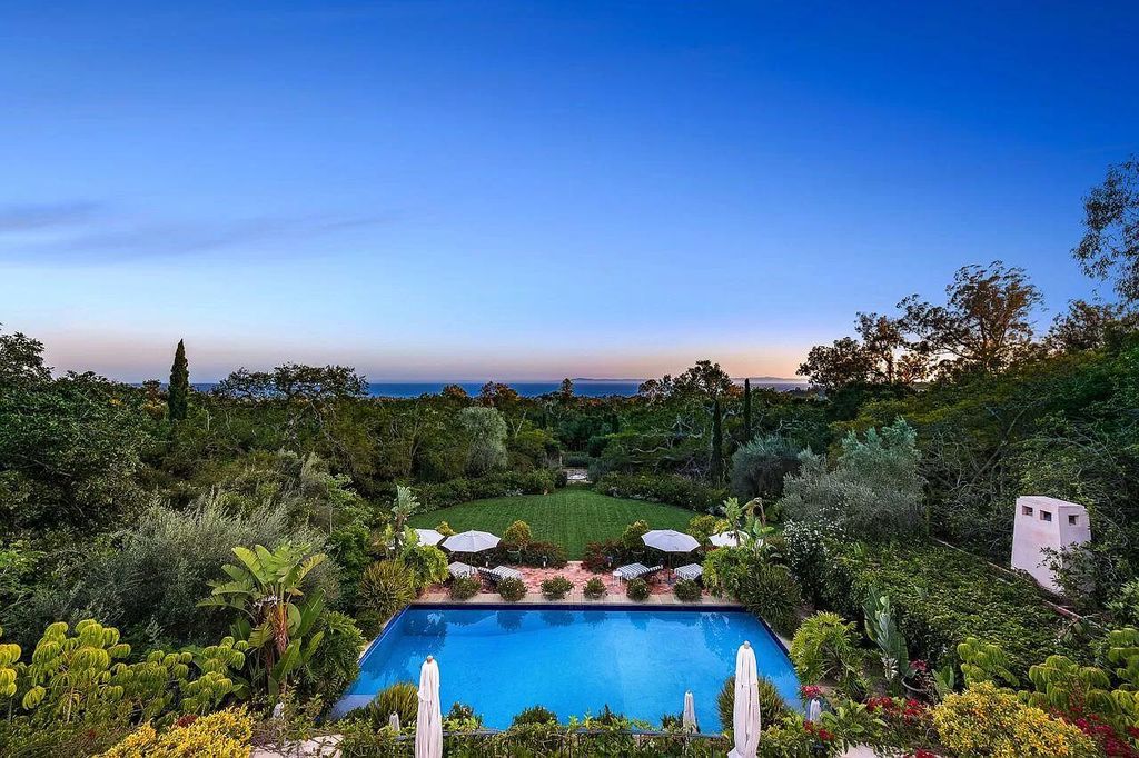 The Estate in Santa Barbara, one of two significant historic estates remaining in the prime Montecito "Golden Quadrangle” commanding approximately 10.5 acres with over 25 separate cultivated and native garden attractions is now available for sale. This home located at 670 Hot Springs Rd, Santa Barbara, California