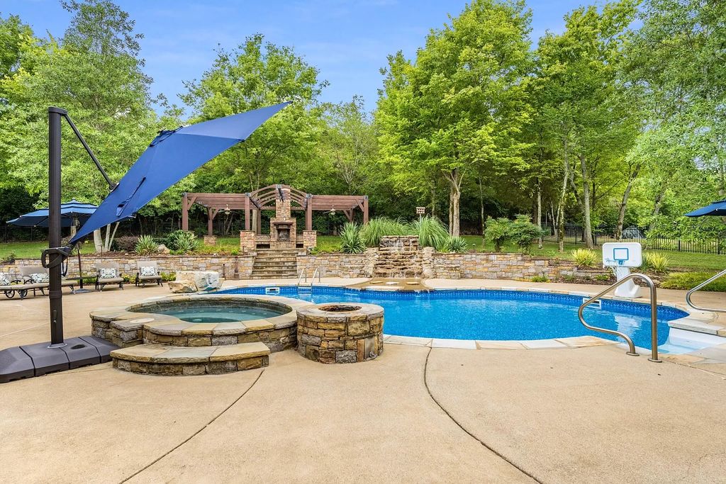 The Home in Franklin has the privacy, elegance, size and pure fun factor to make this the "Gem of Franklin", now available for sale. This home located at 2455 Durham Manor Dr, Franklin, Tennessee