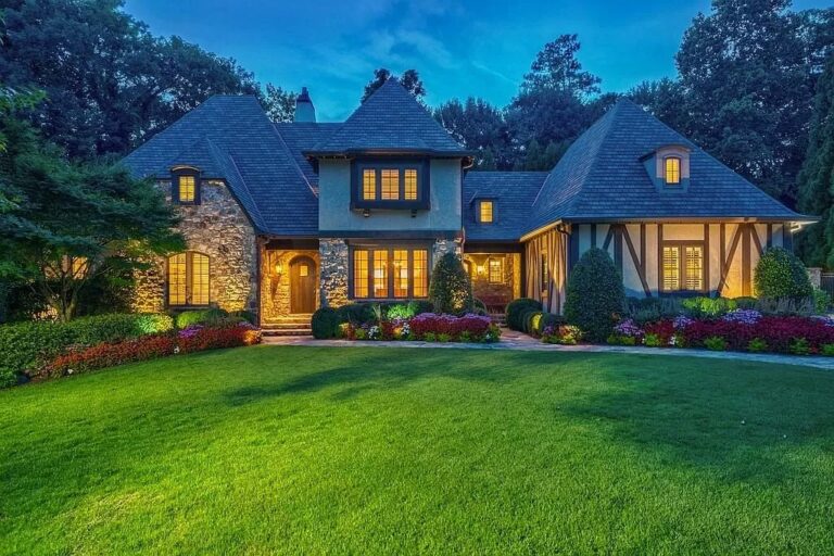 Gorgeous English Tudor with Exquisite Details on All Levels in Atlanta  Listed at $2.775M