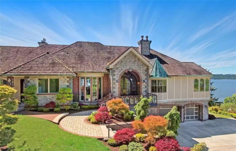 Gracefully Elegant Estate with Breathtaking Scenic Water Views in Edmonds Listed at $3.333 Million