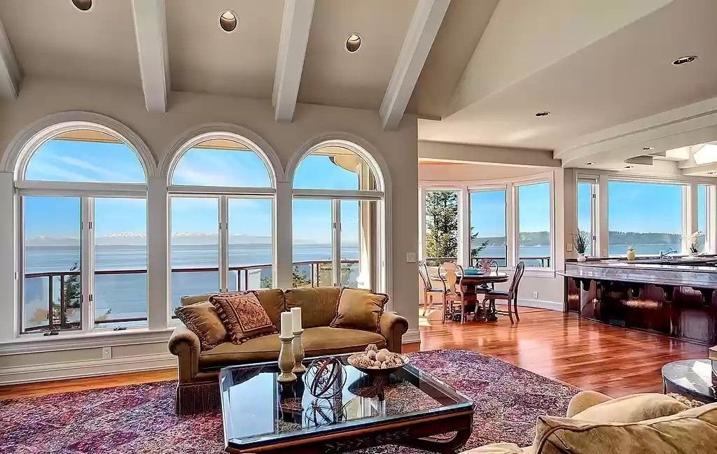 The Estate in Edmonds is a luxurious home built with utmost fine materials and expert craftsmanship now available for sale. This home located at 7202 Picnic Pl, Edmonds, Washington; offering 04 bedrooms and 05 bathrooms with 7,539 square feet of living spaces. 