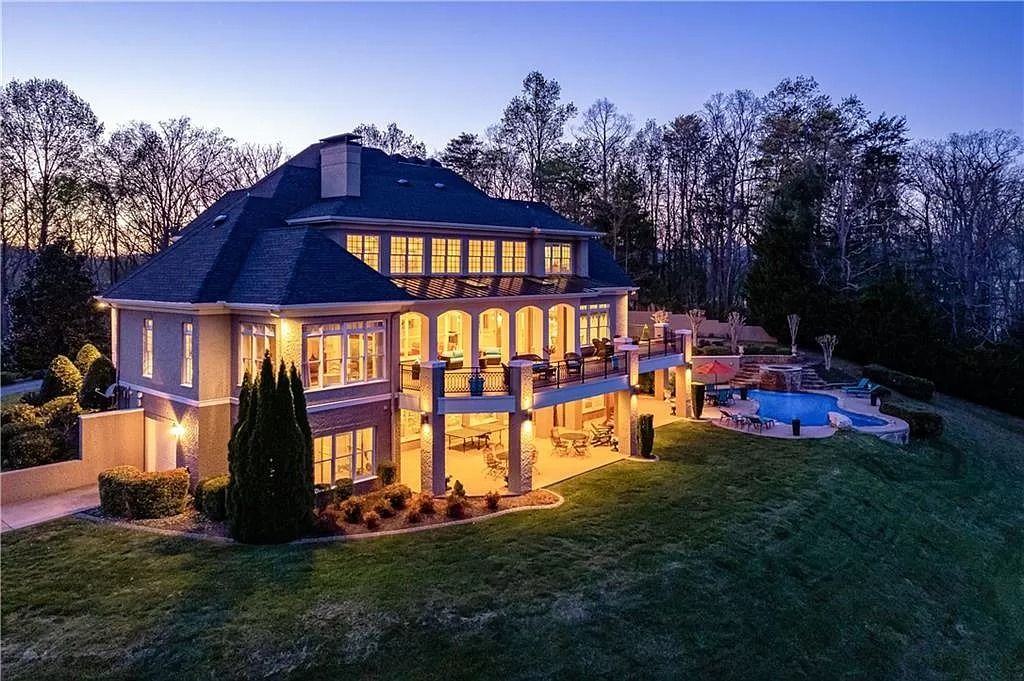 The Estate in Hiawassee is a one-of-a-kind legacy property with timeless architecture now available for sale. This home located at 1970 Hilltop Dr, Hiawassee, Georgia