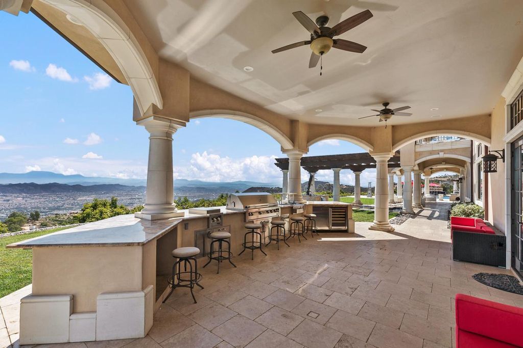 The Home in Murrieta - Villa Dolce Vista, an Italian inspired masterpiece offers luxury amenities and uninterrupted panoramic views of mountains and the valley is now available for sale. This home located at 36852 Calle De Lobo, Murrieta, California