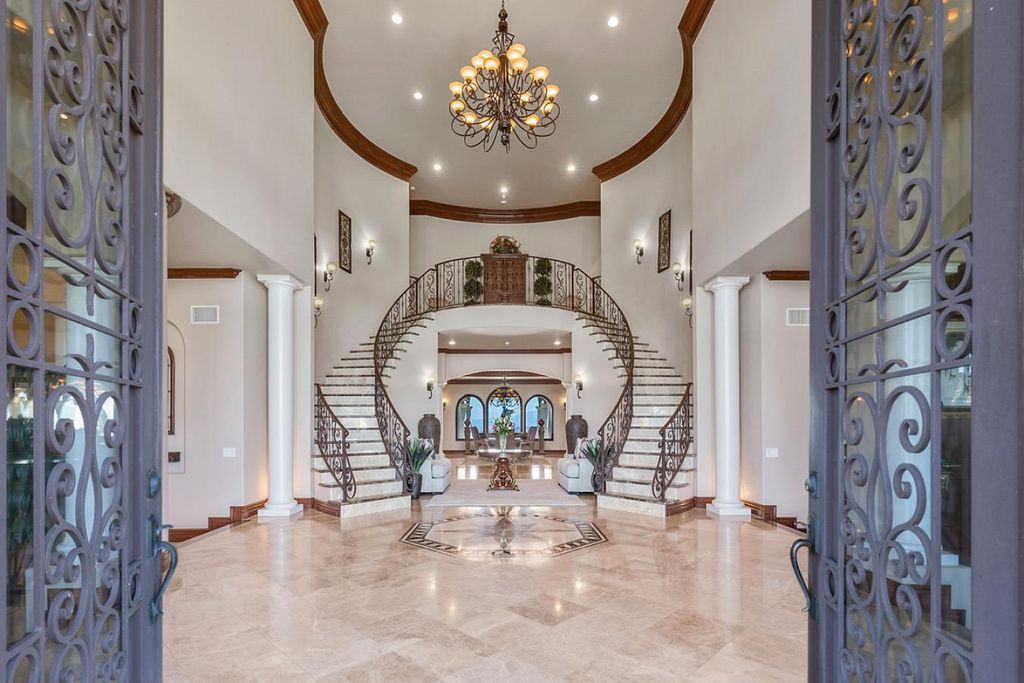 The Home in Murrieta - Villa Dolce Vista, an Italian inspired masterpiece offers luxury amenities and uninterrupted panoramic views of mountains and the valley is now available for sale. This home located at 36852 Calle De Lobo, Murrieta, California