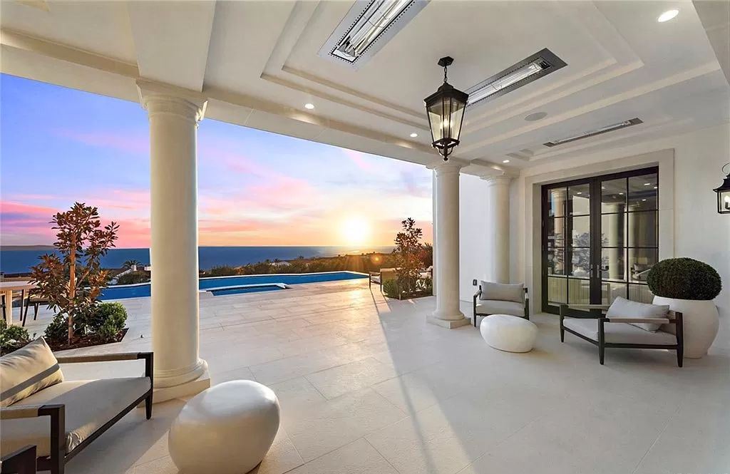 The Villa in Newport Coast, a Crystal Cove’s newest estate with southwest facing views in the exclusive enclave offering a lifestyle of unparalleled luxury is now available for sale. This home located at 22 Midsummer, Newport Coast, California 